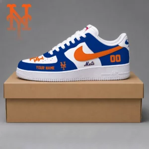 Limited Edition – Customized MLB New York Mets Af1 Shoes