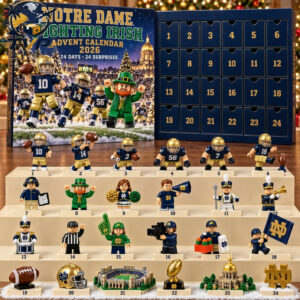 Notre Dame Fighting Irish 2026 Christmas Advent Calendar Fighting Irish Fan Calendar