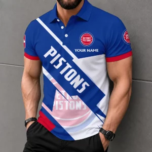 Limited Edition – Customized NBA Detroit Pistons Polo Shirt
