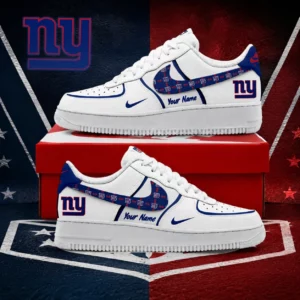 Limited Edition – Customized NFL New York Giants Af1 Shoes