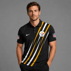 Limited Edition – Customized NFL Pittsburgh Steelers Polo Shirt