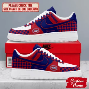 Limited Edition – Customized NHL Montreal Canadiens Af1 Shoes