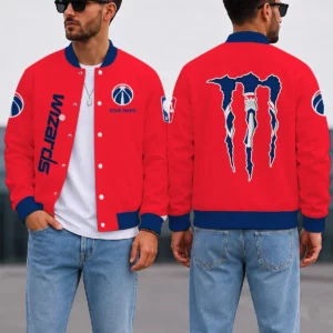Limited Edition – Customized NBA Washington Wizards Baseball Jacket, Satin Varsity Jacket
