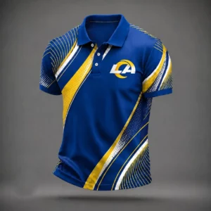 Limited Edition – Customized NFL Los Angeles Rams Polo Shirt