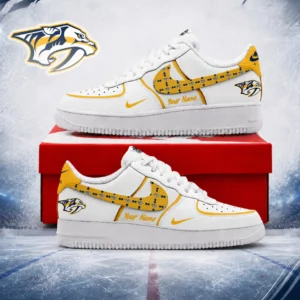 Limited Edition – Customized NHL Nashville Predators Af1 Shoes