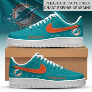 Limited Edition – Customized NFL Miami Dolphins Af1 Shoes