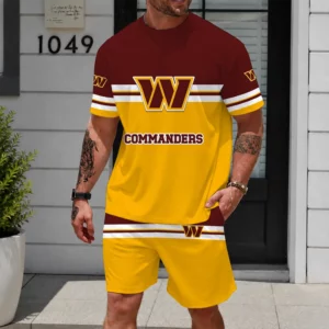 Limited Edition -customized NFL Washington Commanders Unisex T-Shirt & Shorts Set
