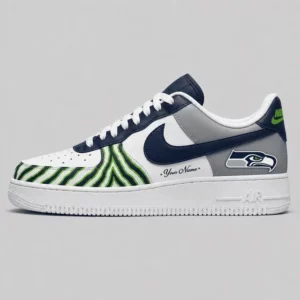 Limited Edition – Customized NFL Seattle Seahawks Af1 Shoes