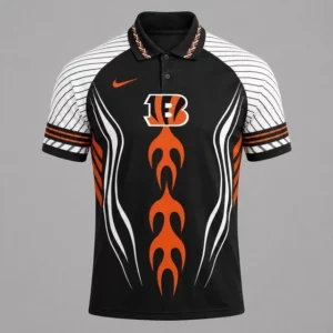 Limited Edition – Customized NFL Cincinnati Bengals Polo Shirt