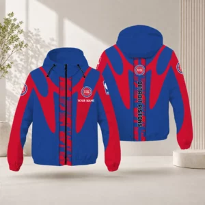 Limited Edition – Customized NBA Detroit Pistons Windbreaker Jacket