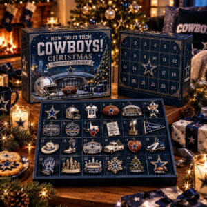 Dallas Cowboys Merch Advent Calendar 2026 24 Day Christmas Countdown Gift