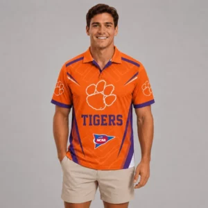 Limited Edition – Customized NCAA Clemson Tigers Polo Shirt