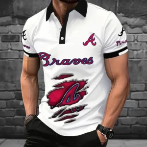 Limited Edition – Customized MLB Atlanta Braves Polo Shirt