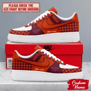 Limited Edition – Customized NCAA Virginia Tech Hokies Af1 Shoes
