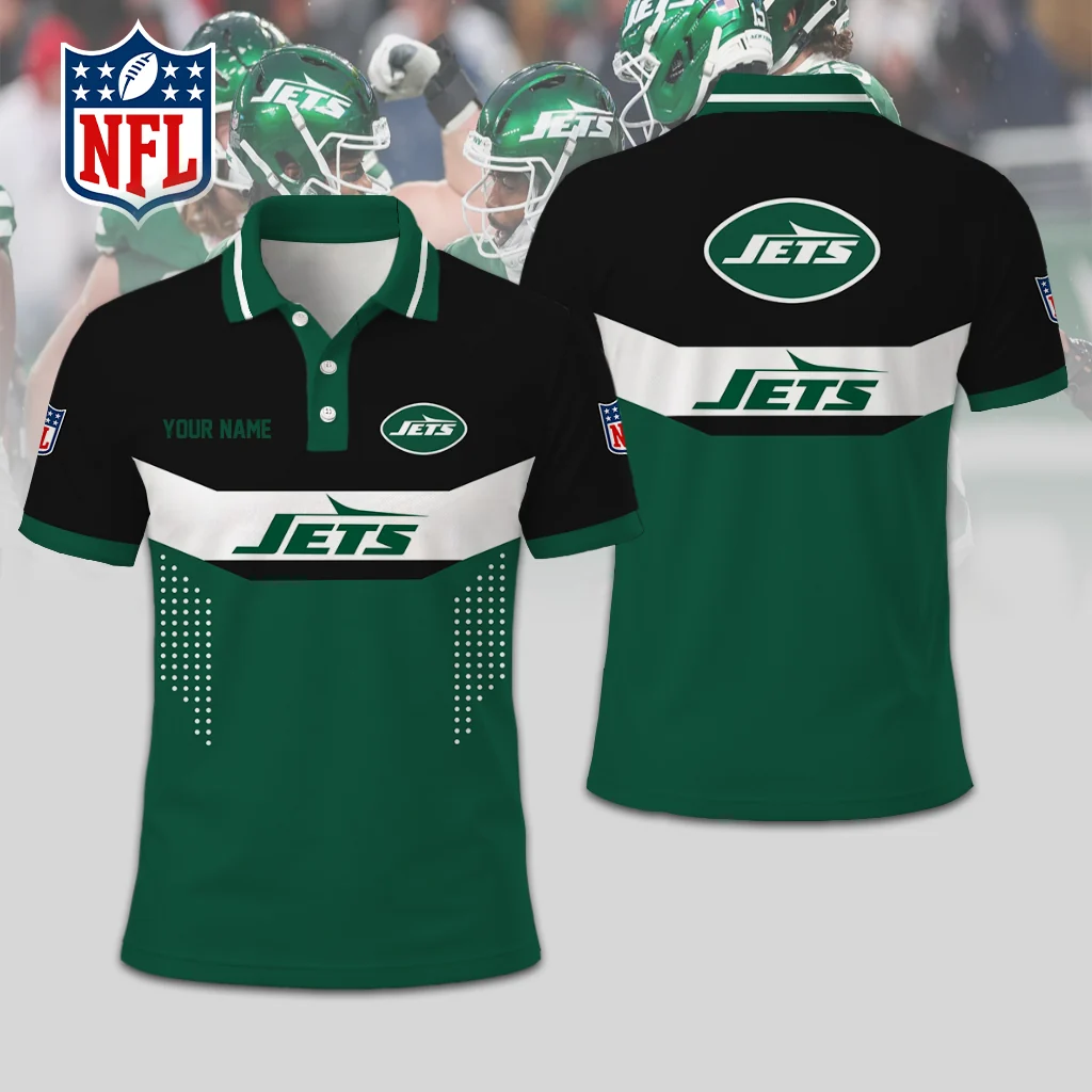 Limited Edition – Customized NFL New York Jets Polo Shirt