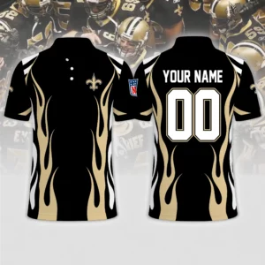 Limited Edition – Customized NFL New Orleans Saints Polo Shirt