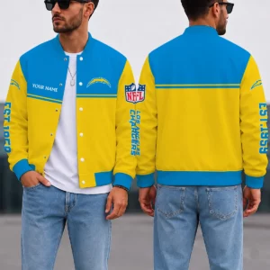 Limited Edition – Customized NFL Los Angeles Chargers Satin Varsity & Baseball Jacket