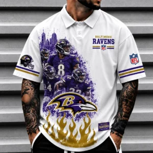 Limited Edition – Customized NFL Baltimore Ravens Polo Shirt