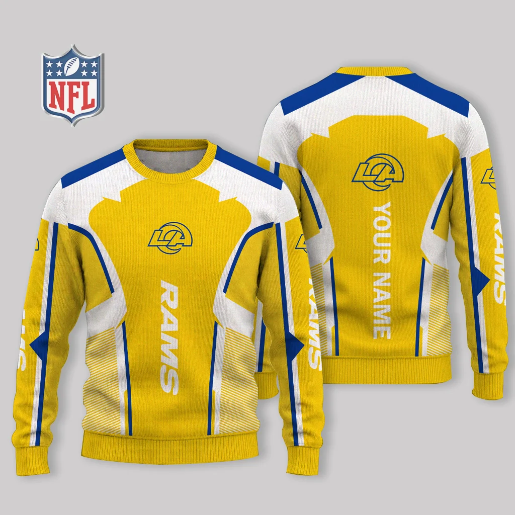 Limited Edition – Customized NFL Los Angeles Rams Ugly Sweater