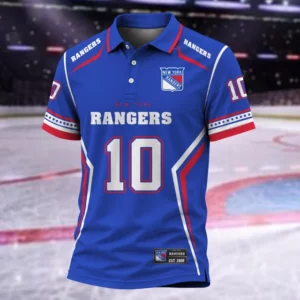 Limited Edition – Customized NHL New York Rangers Polo Shirt