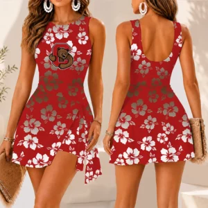 Limited Edition – Customized Ncaa Cornell Big Red Women’s Summer Skort Dress