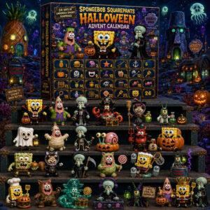 SpongeBob SquarePants Halloween 2026 Advent Calendar Bikini Bottom SpongeBob Merch Spooky Gift