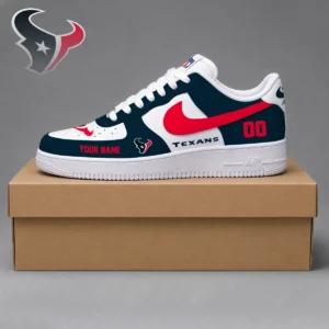 Limited Edition – Customized NFL Houston Texans Af1 Shoes