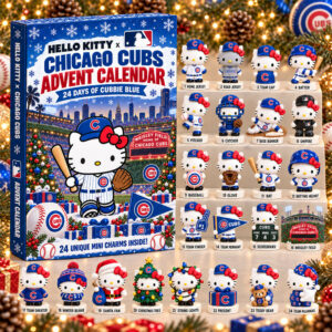 Hello Kitty x Chicago Cubs 2026 Christmas Advent Calendar Cubs Christmas Calendar