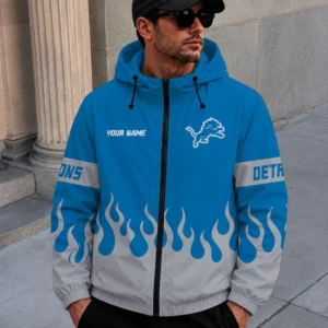 Limited Edition – Customized NFL Detroit Lions Windbreaker Jacket