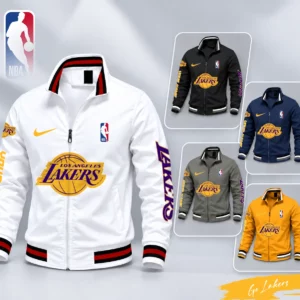 Limited Edition – Customized NBA Los Angeles Lakers Multicolor Men’s Casual Jacket
