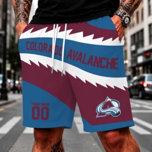 Limited Edition – Customized NHL Colorado Avalanche Short Pants