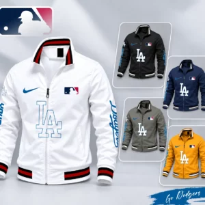 Limited Edition – Customized MLB Los Angeles Dodgers Multicolor Men’s Casual Jacket