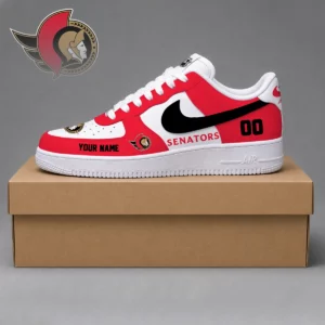 Limited Edition – Customized NHL Ottawa Senators Af1 Shoes