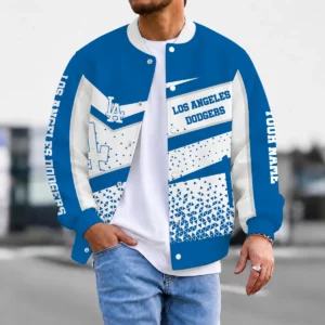 Limited Edition – Customized MLB Los Angeles Dodgers Satin Varsity & Baseball Jacket
