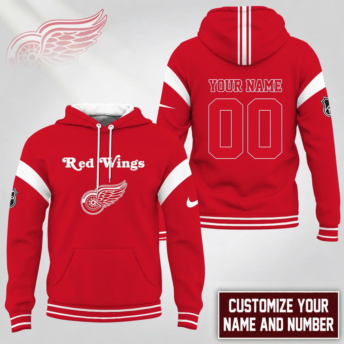 Limited Edition – Customized NHL Detroit Red Wings T-Shirt, Hoodie, Zip Hoodie