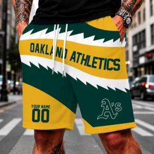 Limited Edition – Customized MLB Oakland Athletics Short Pants
