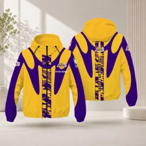 Limited Edition – Customized NBA Los Angeles Lakers Windbreaker Jacket