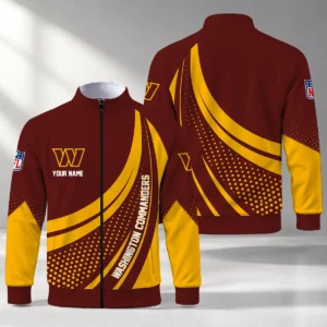 Limited Edition – Customized NFL Washington Commanders Stand Collar Jacket