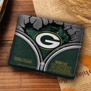 Limited Edition – Customized NFL Green Bay Packers Leather Wallet