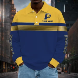 Limited Edition – Customized NBA Indiana Pacers Men Long Sleeve Polo Shirt