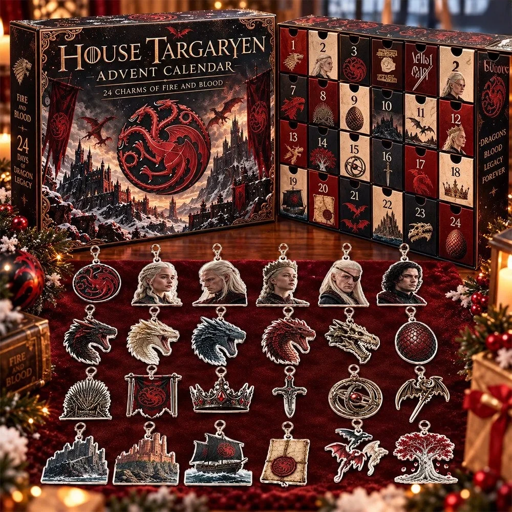 House Targaryen 24 Fire Blood Fan Advent Calendar Christmas Eve Countdown Xmas Gift Ideas
