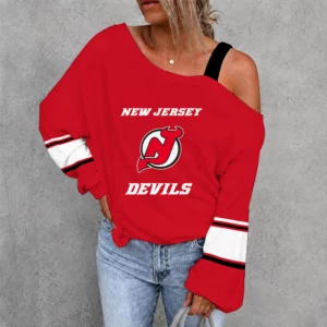 Limited Edition – Customized NHL New Jersey Devils Drop Shoulder Sweatshirt