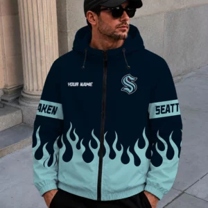 Limited Edition – Customized NHL Seattle Kraken Windbreaker Jacket