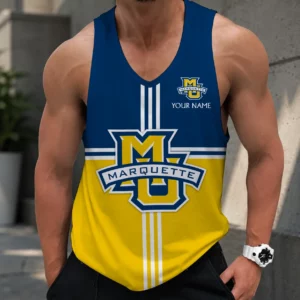 Limited Edition – Customized NCAA Marquette Golden Eagles Strappy Unisex Tank Top
