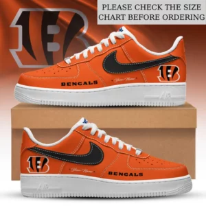 Limited Edition – Customized NFL Cincinnati Bengals Af1 Shoes