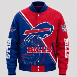 Limited Edition – Customized NFL Buffalo Bills Satin Varsity & Baseball Jacket