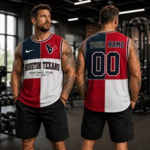Limited Edition – Customized NFL Houston Texans Men’s Gym Shirt