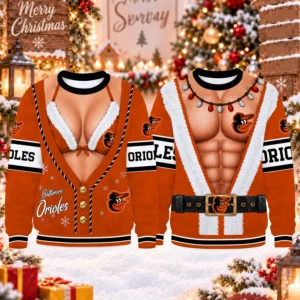 Limited Edition – Customized MLB Baltimore Orioles Christmas Unisex Sweatshirt