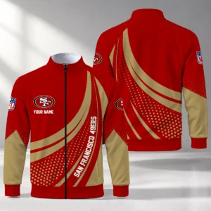 Limited Edition – Customized NFL San Francisco 49Ers Stand Collar Jacket