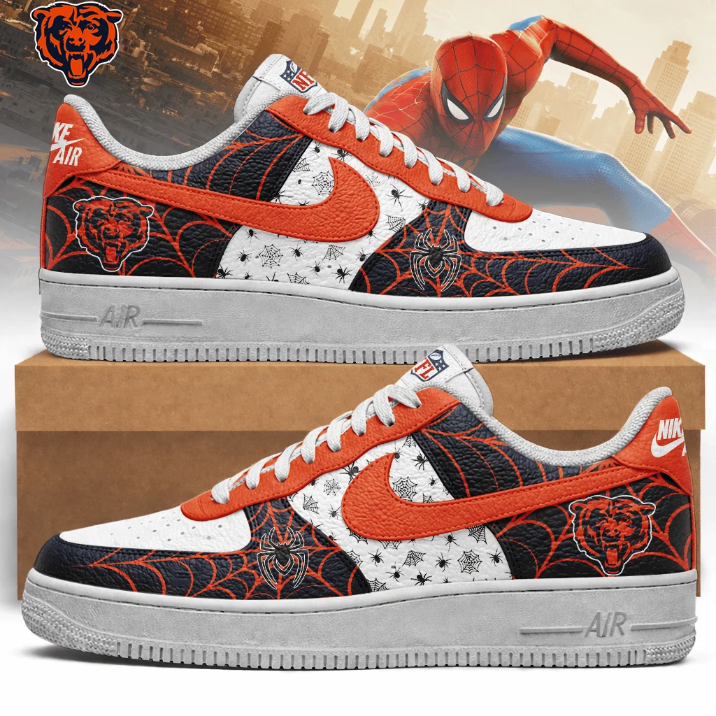 Limited Edition – Customized NFL Chicago Bears Af1 Shoes